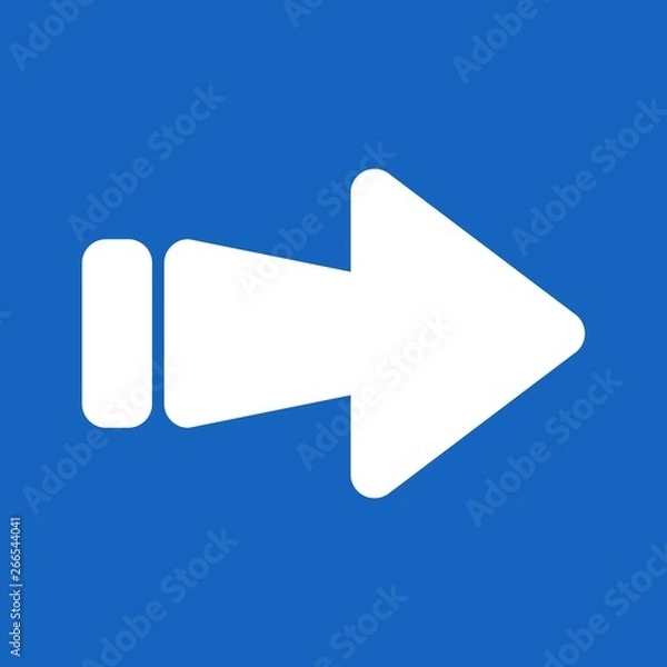 Obraz  Right Direction Arrow Icon For Your Project