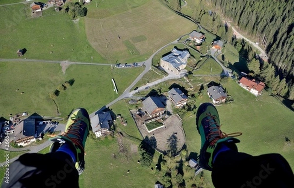 Obraz Gleitschirm fliegen