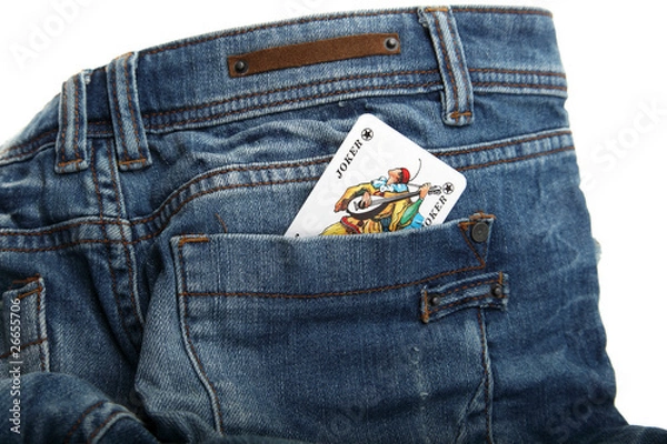 Obraz Joker in der Tasche