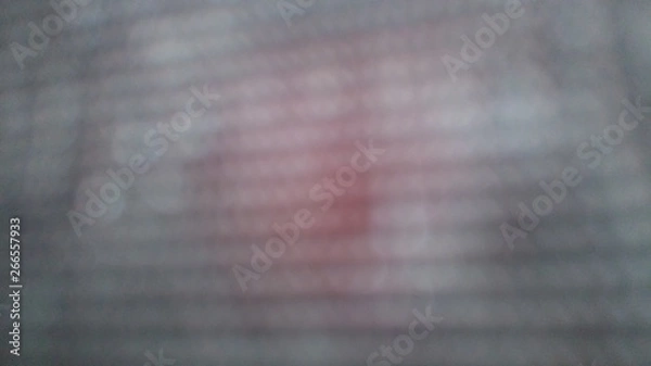 Obraz Background with abstract pattern: Defocused Gray Red Dots in Blurred Texture