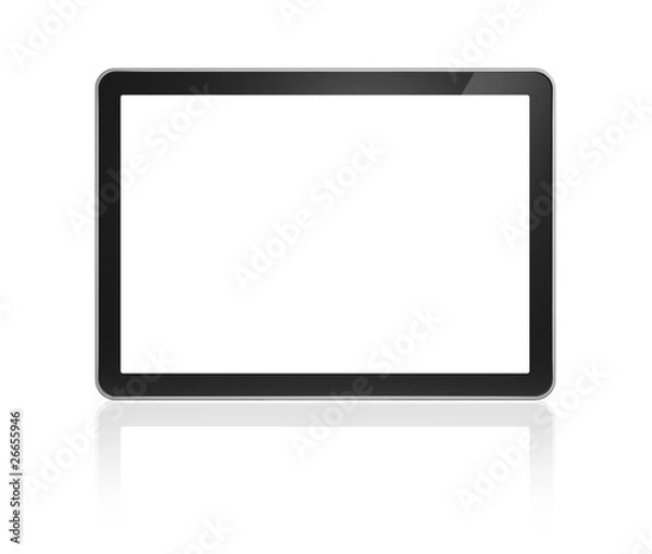 Fototapeta 3D computer, TV screen