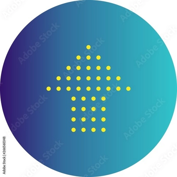 Fototapeta Up Direction Arrow Icon For Your Project