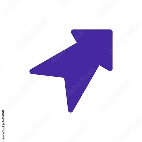 Fototapeta Up Direction Arrow Icon For Your Project