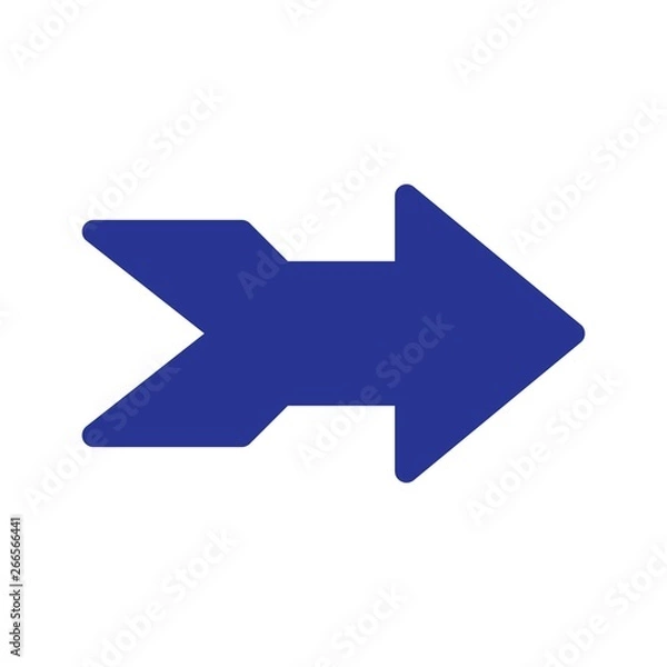 Fototapeta  Right Direction Arrow Icon For Your Project