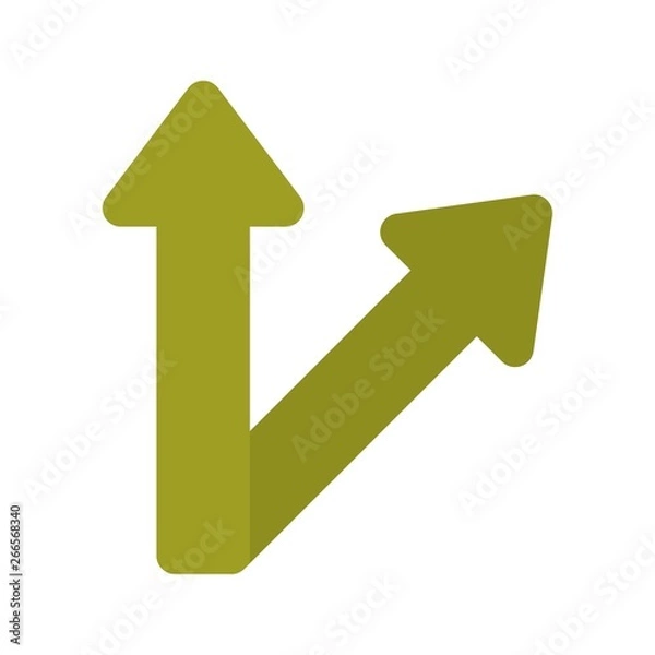 Fototapeta Double Direction Arrow Icon For Your Project