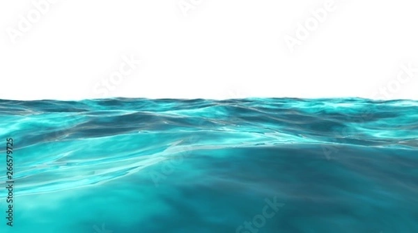 Fototapeta Ocean, Sea Background 3D Rendering