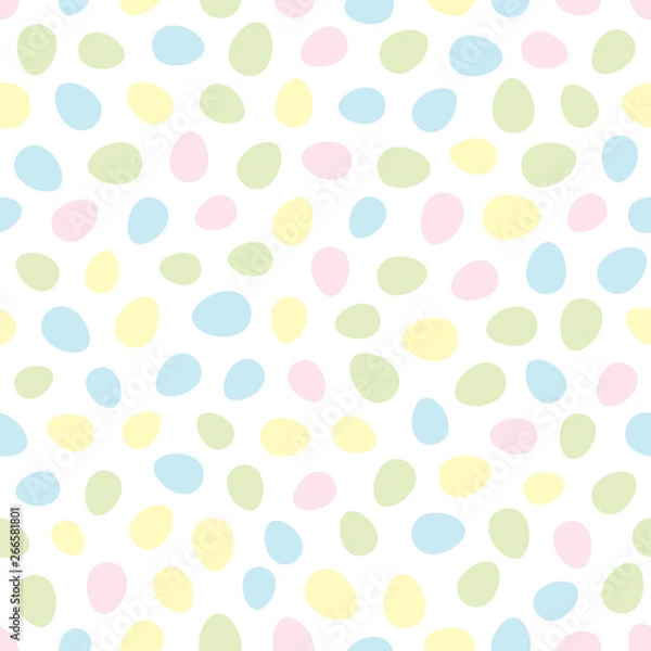 Fototapeta Seamless pattern with easter eggs