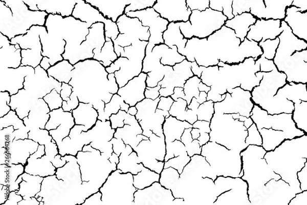 Obraz broken ground for abstract background