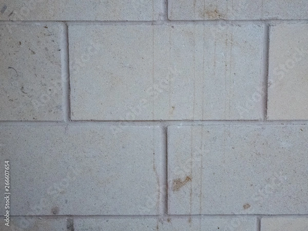 Obraz White Brick Texture Background