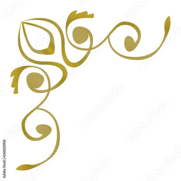 Fototapeta Isolated arabesque pattern image. Vector illustration design