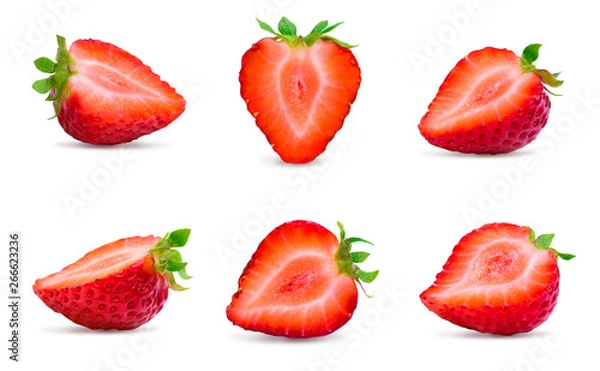 Obraz strawberry halves