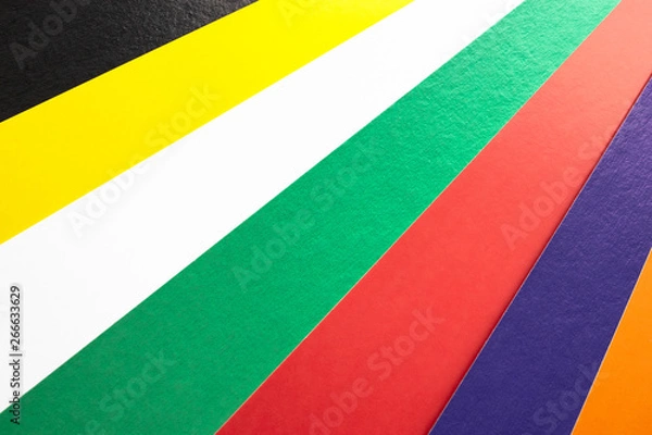 Fototapeta Background with colored stripes. Close-up.