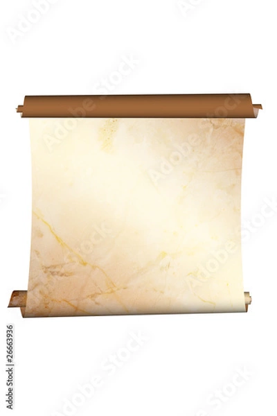 Obraz image of paper scroll