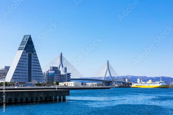 Fototapeta (青森県ｰ港の風景)青森中央埠頭の風景４