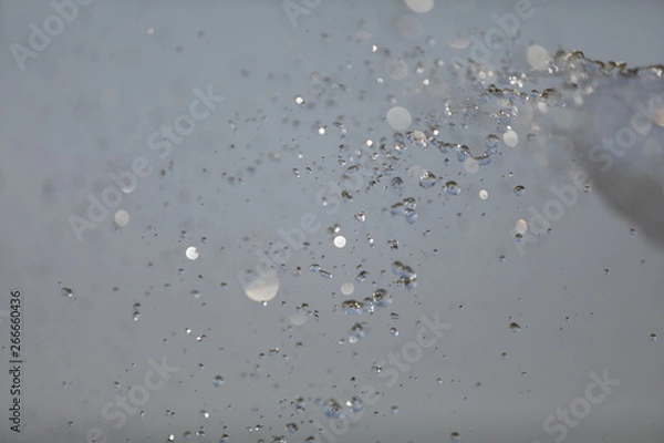 Obraz rain drops on the window