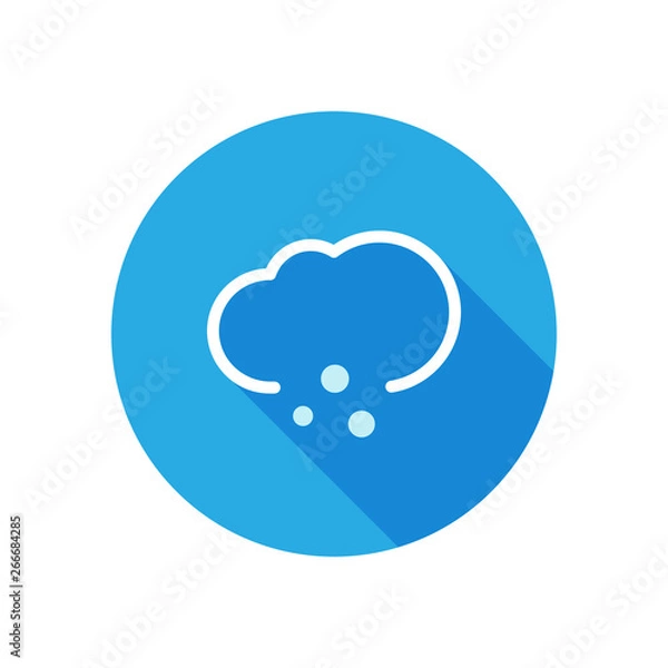 Obraz Weather icon with long shadow