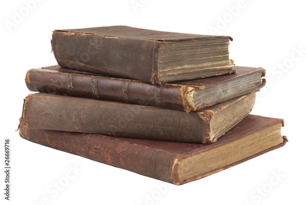 Obraz Pile of old books