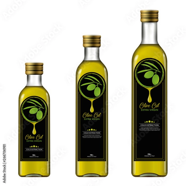 Obraz Olive Oil Bottle Mock-up