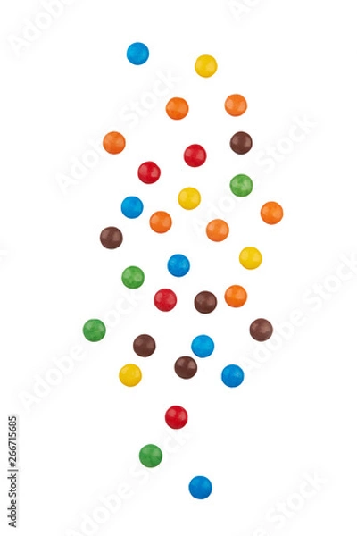 Obraz candies on white