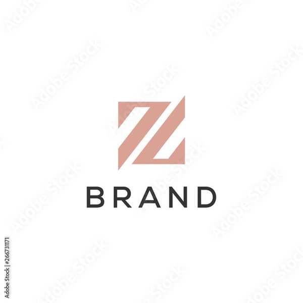 Fototapeta Z letter vector logo design