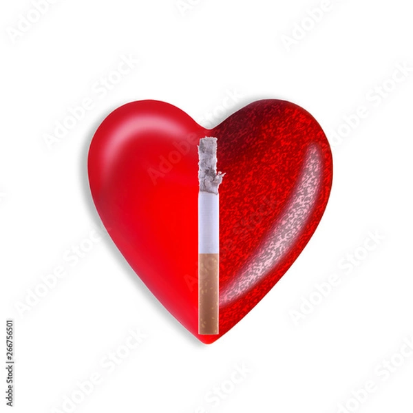 Obraz Smoking is deadly to health. Kill yourself or quit smoking concept. World No Tobacco Day.