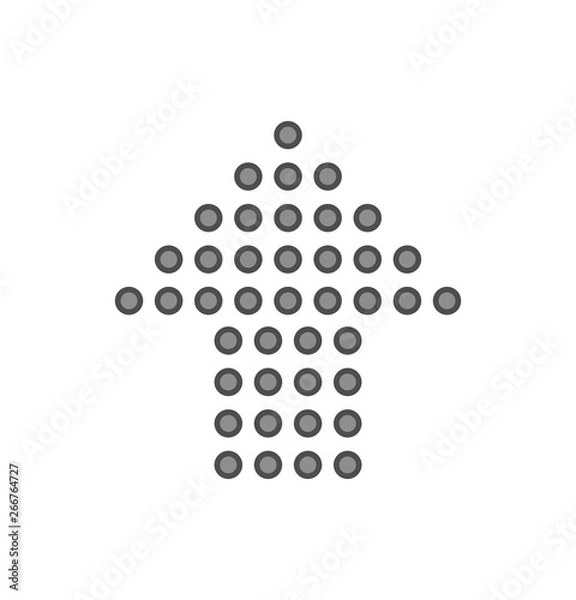 Fototapeta Up Direction Arrow Icon For Your Project