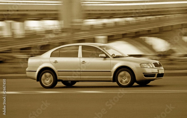 Fototapeta on the road