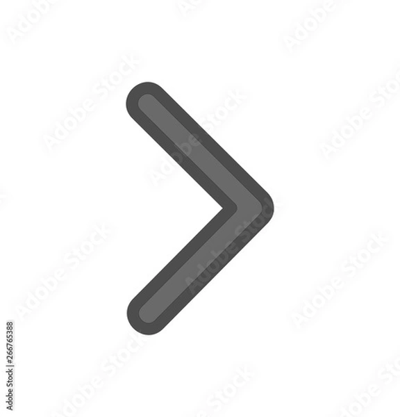 Obraz Right Direction Arrow Icon For Your Project