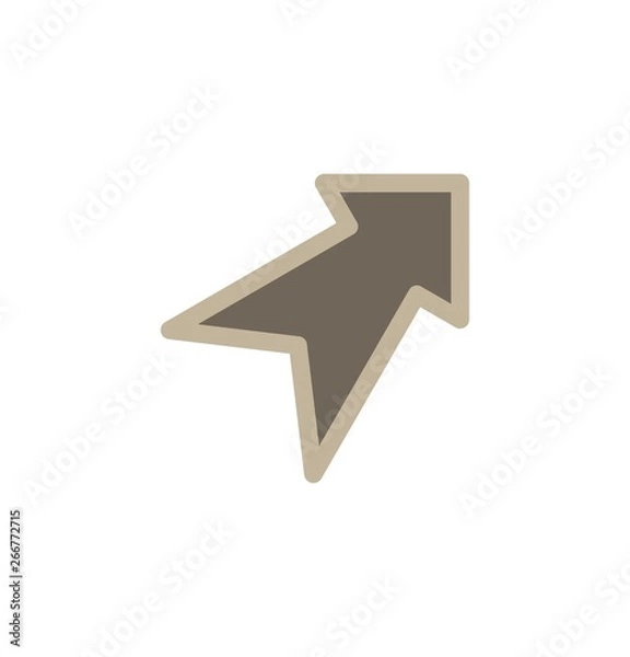 Fototapeta down arrow icon for your project