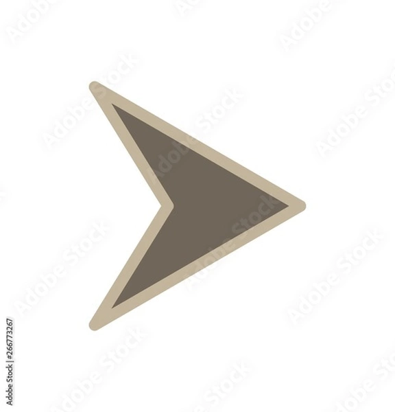 Fototapeta  Right Direction Arrow Icon For Your Project
