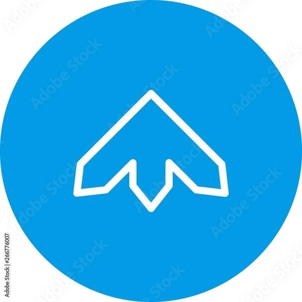 Fototapeta Up Direction Arrow Icon For Your Project