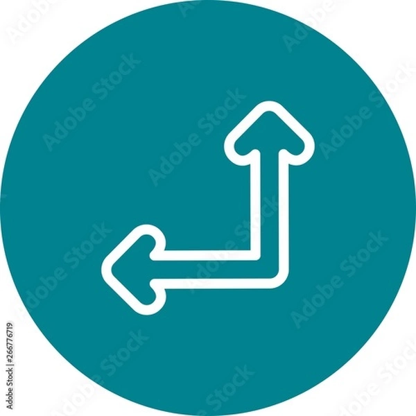 Obraz  Double Direction Arrow Icon For Your Project