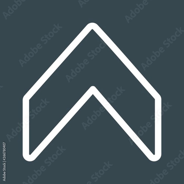 Fototapeta  Up Direction Arrow Icon For Your Project