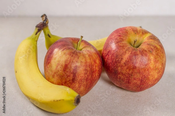 Obraz Apples and bananas