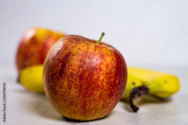 Fototapeta Apples and bananas