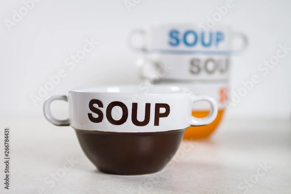Obraz Soup bowls