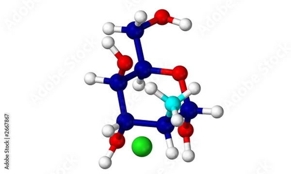 Obraz monomer of glucosamine hydrochloride
