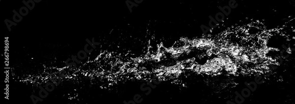 Fototapeta Splash of water. Isolate on black background
