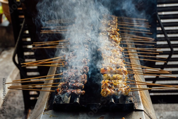 Obraz Sate treditional breakfast Indonesia