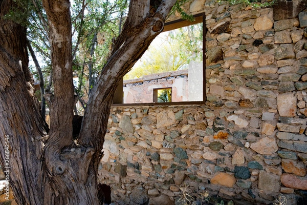 Fototapeta window in the wall