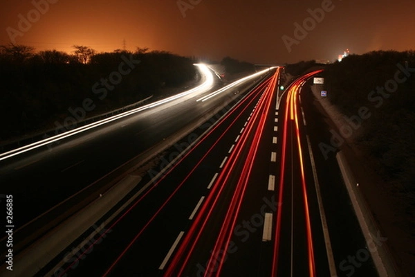Obraz traffic nocturne