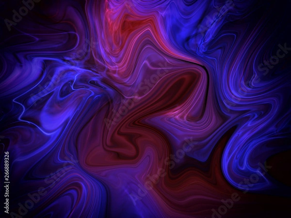 Fototapeta Abstract liquid background. Digital art abstract pattern.