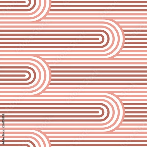 Obraz Abstract stripes. Vector illustration of seamless pattern.
