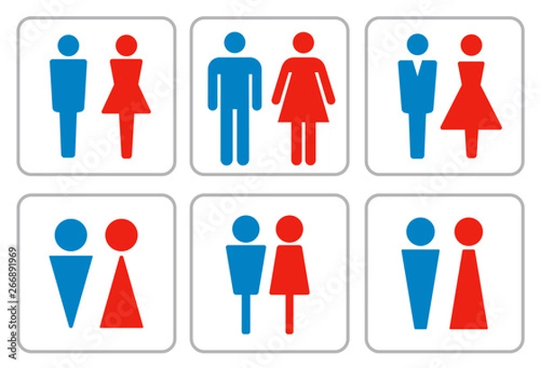 Obraz トイレ　マーク