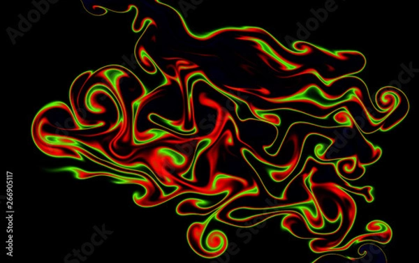 Fototapeta Magic space texture, pattern, looks like colorful smoke