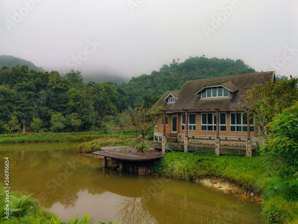 Obraz house on the river