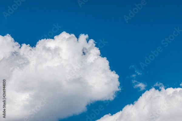 Fototapeta white clouds in the sky