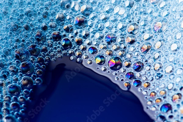 Obraz Soap Buble Grid Macro