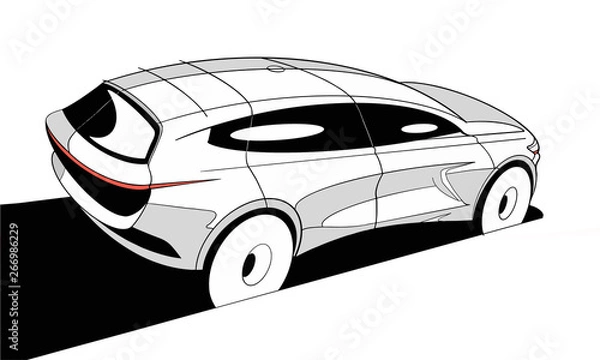 Obraz Car Vector