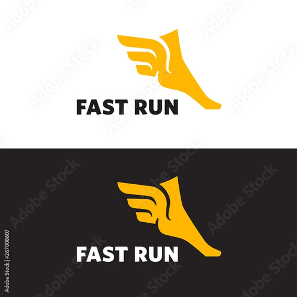 Obraz Latająca stopa, prędkość i moc, mitologia